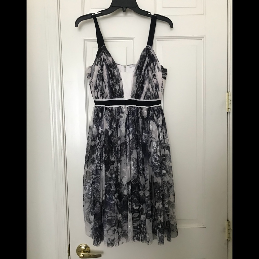 T Tahari sequin sleeveless dress
